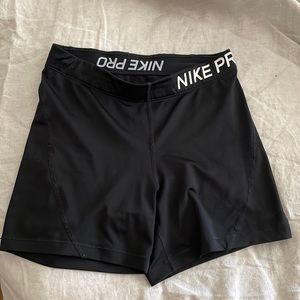 Nike pro short shorts women